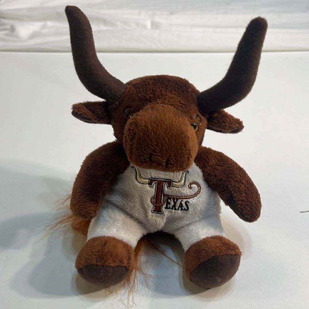 Texas long horn Souvies plush beanie toy‎